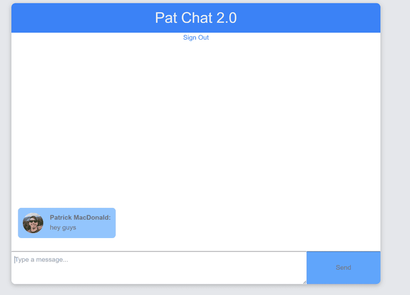 Pat Chat 2.0 preview